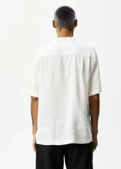 Shirts<Afends Daily  - Cuban Short Sleeve Shirt White