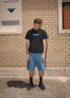 T-Shirts<Afends Daisy Chain  - Boxy Tee Black
