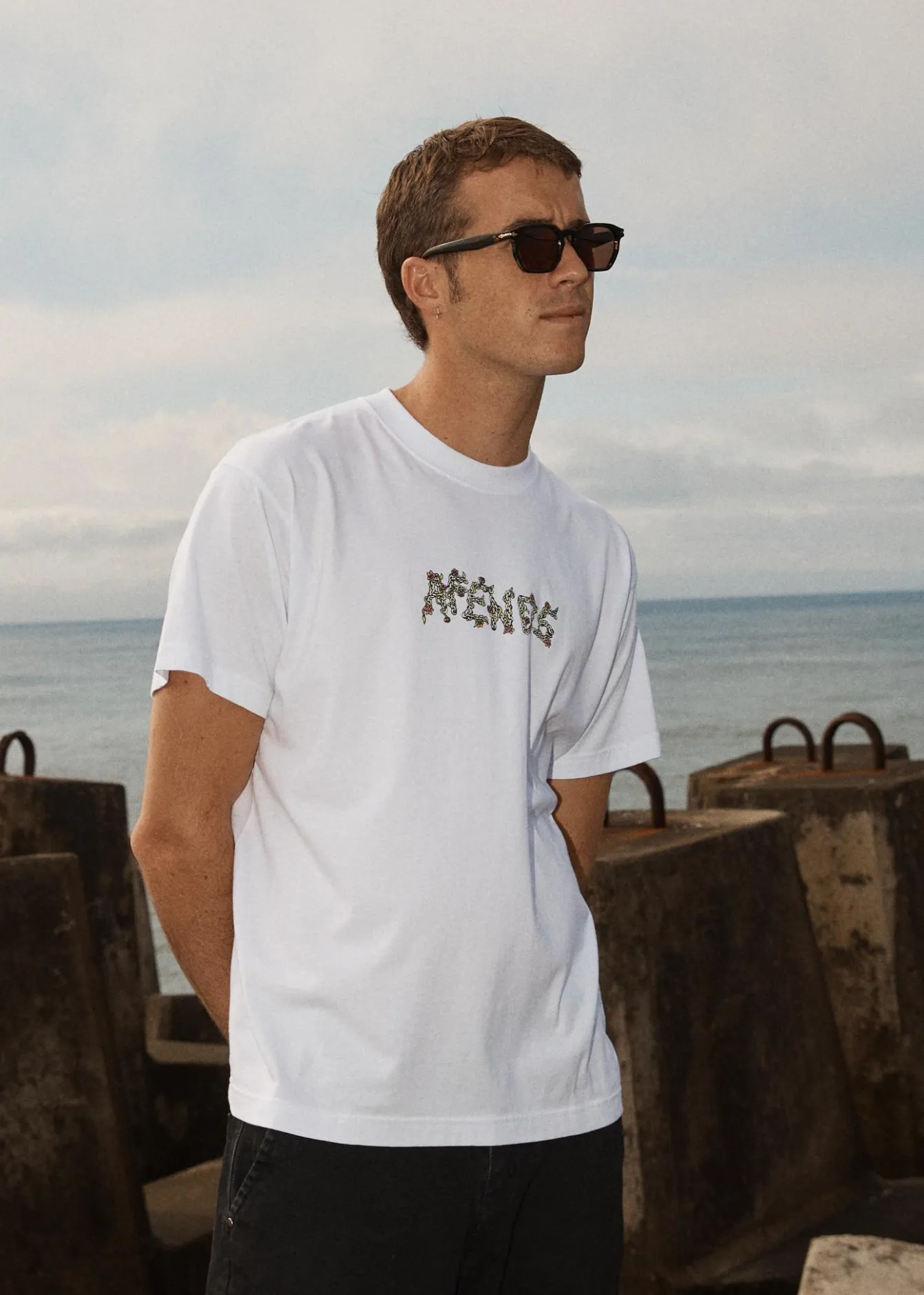 T-Shirts<Afends Daisy Chain - Boxy Tee White