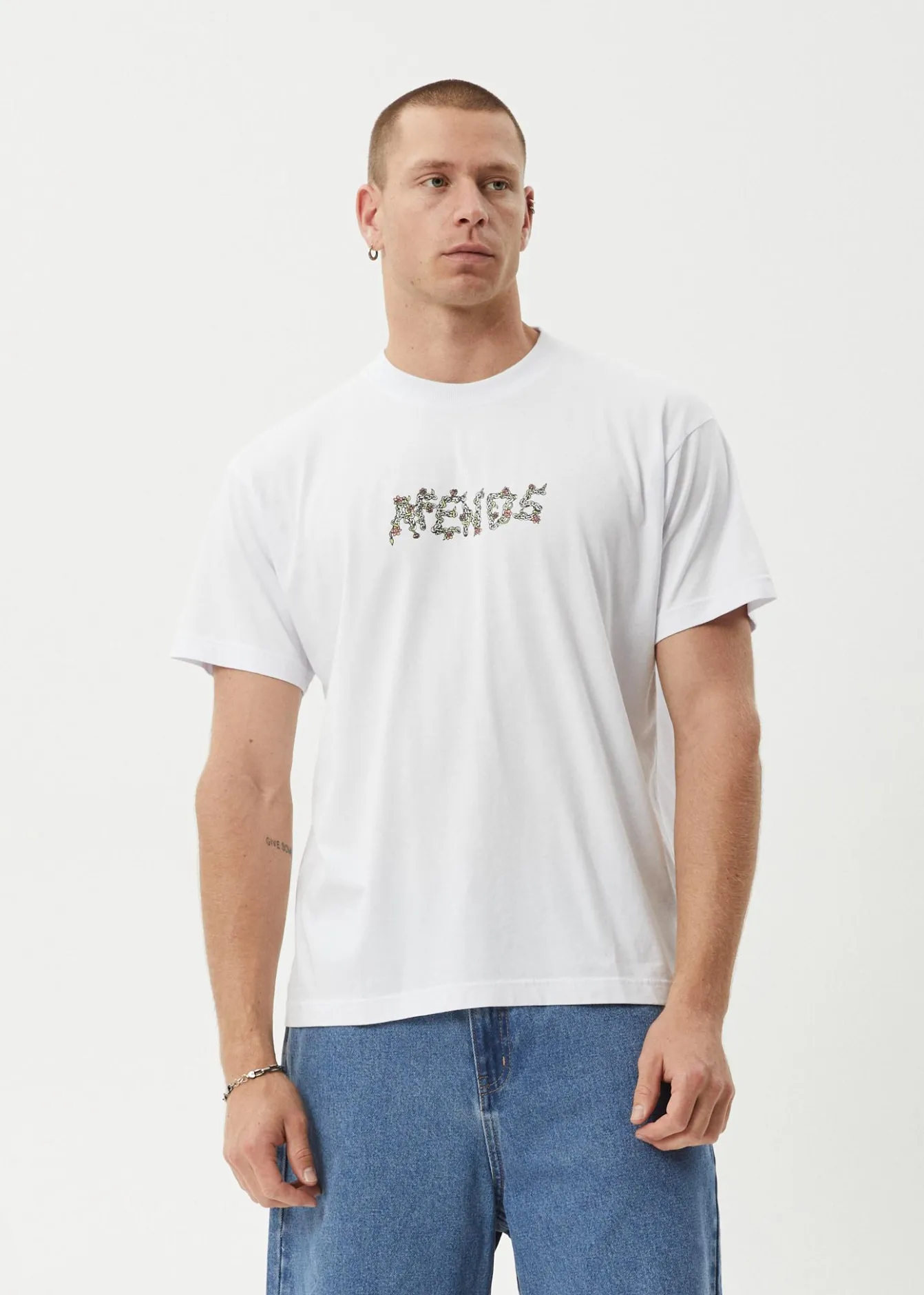 T-Shirts<Afends Daisy Chain - Boxy Tee White