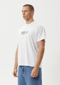 T-Shirts<Afends Daisy Chain - Boxy Tee White