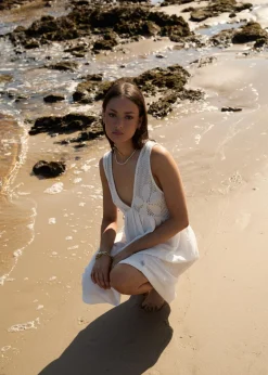 Dresses<Afends Dakota  - Mini Dress White