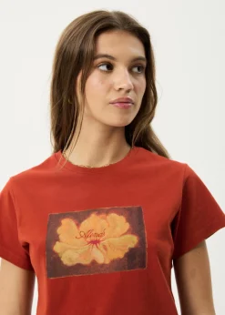 Tees & Shirts<Afends Dark Heaven  - Baby Tee Red Rum