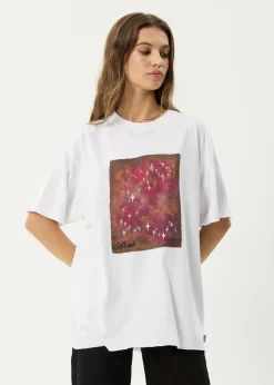 Tees & Shirts<Afends Dark Heaven  - Oversized Tee White
