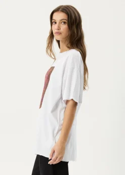 Tees & Shirts<Afends Dark Heaven  - Oversized Tee White