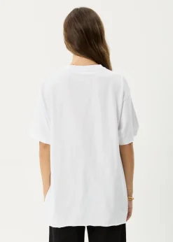 Tees & Shirts<Afends Dark Heaven  - Oversized Tee White