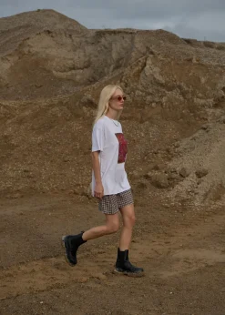Tees & Shirts<Afends Dark Heaven  - Oversized Tee White