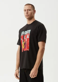 T-Shirts<Afends Dime Bag  - Retro Tee Black