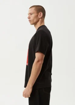 T-Shirts<Afends Dime Bag  - Retro Tee Black