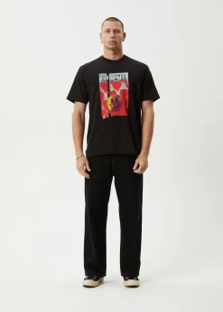 T-Shirts<Afends Dime Bag  - Retro Tee Black