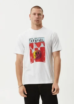 T-Shirts<Afends Dime Bag - Retro Tee White