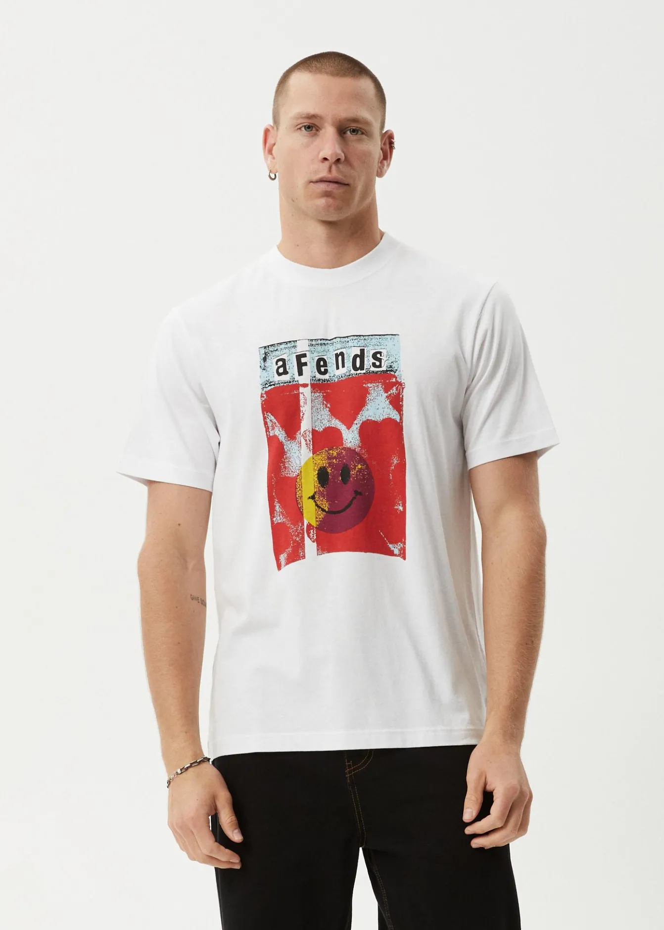 T-Shirts<Afends Dime Bag - Retro Tee White