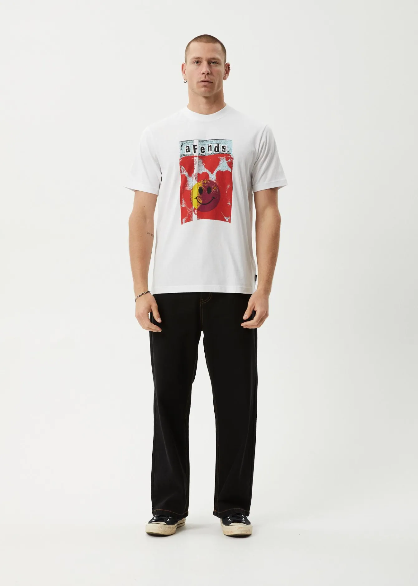T-Shirts<Afends Dime Bag - Retro Tee White
