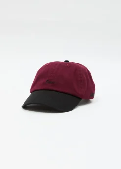 Accessories|Accessories<Afends Disco  - Panelled Cap Burgundy
