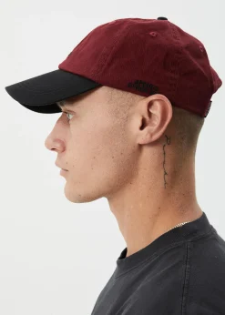 Accessories|Accessories<Afends Disco  - Panelled Cap Burgundy