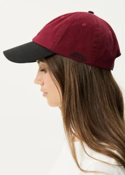 Accessories|Accessories<Afends Disco  - Panelled Cap Burgundy