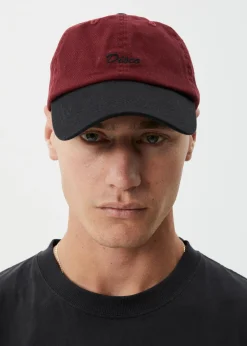 Accessories|Accessories<Afends Disco  - Panelled Cap Burgundy