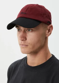 Accessories|Accessories<Afends Disco  - Panelled Cap Burgundy