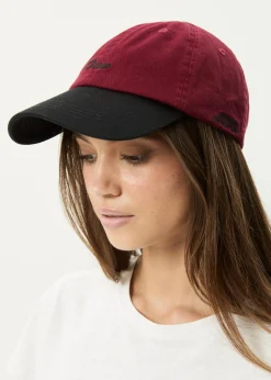 Accessories|Accessories<Afends Disco  - Panelled Cap Burgundy