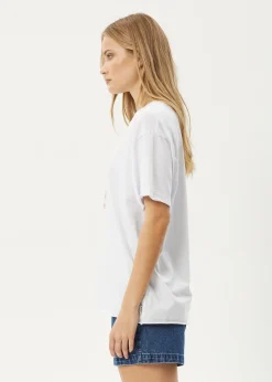Tees & Shirts<Afends Dixie  - Oversized Tee White