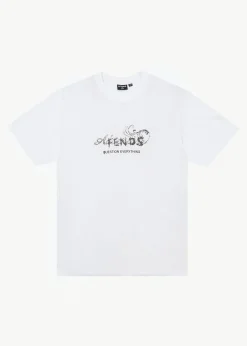 T-Shirts<Afends Dreamer  - Retro Tee White