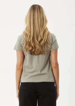 Tees & Shirts|Essentials<Afends Eden  - Regular Tee Olive