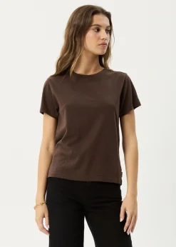Tees & Shirts|Essentials<Afends Eden  - Regular Tee Coffee