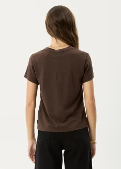 Tees & Shirts|Essentials<Afends Eden  - Regular Tee Coffee