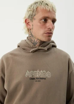 Sweaters & Hoodies<Afends Ember  - Hoodie Fossil