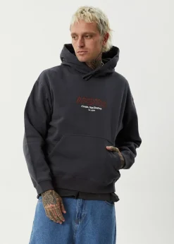 Sweaters & Hoodies<Afends Ember  - Hoodie Charcoal