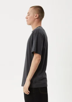 T-Shirts<Afends Ember  - Retro Tee Charcoal