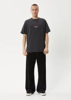 T-Shirts<Afends Ember  - Retro Tee Charcoal