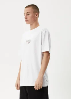 T-Shirts<Afends Ember  - Retro Tee White