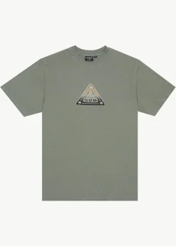 T-Shirts<Afends Embossed  - Retro Tee Washed Sycamore