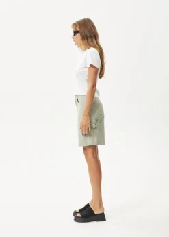 Shorts<Afends Emilie  - Canvas Workwear Short Eucalyptus