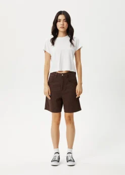 Shorts<Afends Emilie  - Canvas Workwear Short Coffee
