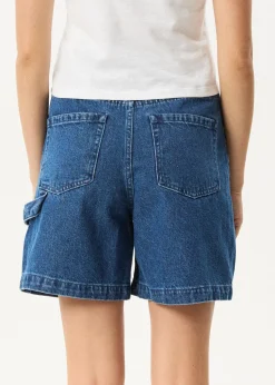 Shorts|Essentials<Afends Emilie  - Denim Workwear Short Authentic Blue