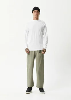 Long Sleeve<Afends Essential  - Long Sleeve Tee White