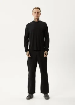 Long Sleeve<Afends Essential  - Long Sleeve Tee Black