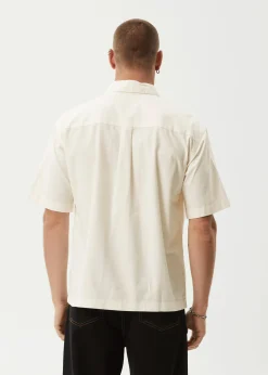 Shirts<Afends Everyday  - Short Sleeve Shirt Off White