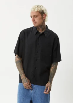 Shirts<Afends Everyday  - Short Sleeve Shirt Black