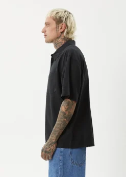 Shirts<Afends Everyday  - Short Sleeve Shirt Black