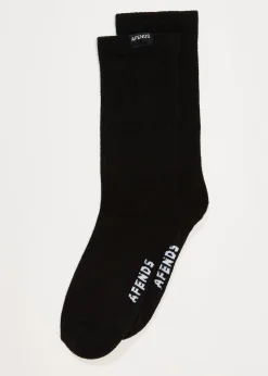 Accessories|Accessories<Afends Everyday  - Socks One Pack Black