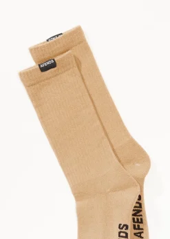 Accessories|Accessories<Afends Everyday  - Socks One Pack Taupe