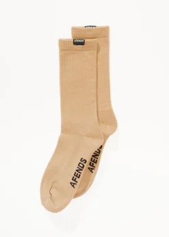 Accessories|Accessories<Afends Everyday  - Socks One Pack Taupe