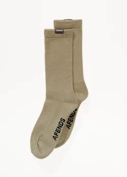 Accessories|Accessories<Afends Everyday  - Socks One Pack Fossil