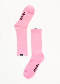 Accessories|Accessories<Afends Everyday  - Socks One Pack Pink