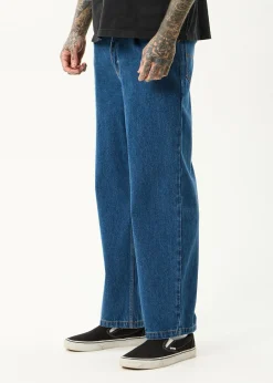 Jeans<Afends Fast Forward  - Denim Ultra Baggy Jean Authentic Blue