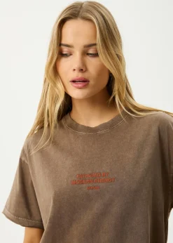 Tees & Shirts<Afends Fatigued  - Oversized Tee Coffee
