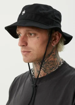 Accessories|Accessories<Afends Flame  - Bucket Hat Black